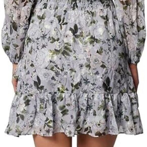 NWT Laundry by Shelli Segal Flounce-Hem A-Line Dress Size 16 - Picture 4 of 8